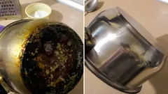 Zwarte aangekoekte aanslag op de pan laat in 5 minuten los: deze simpele methode verrast met het resultaat